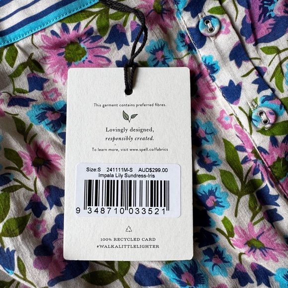 Spell Impala Lily Sundress Iris NWT - Picture 5 of 8